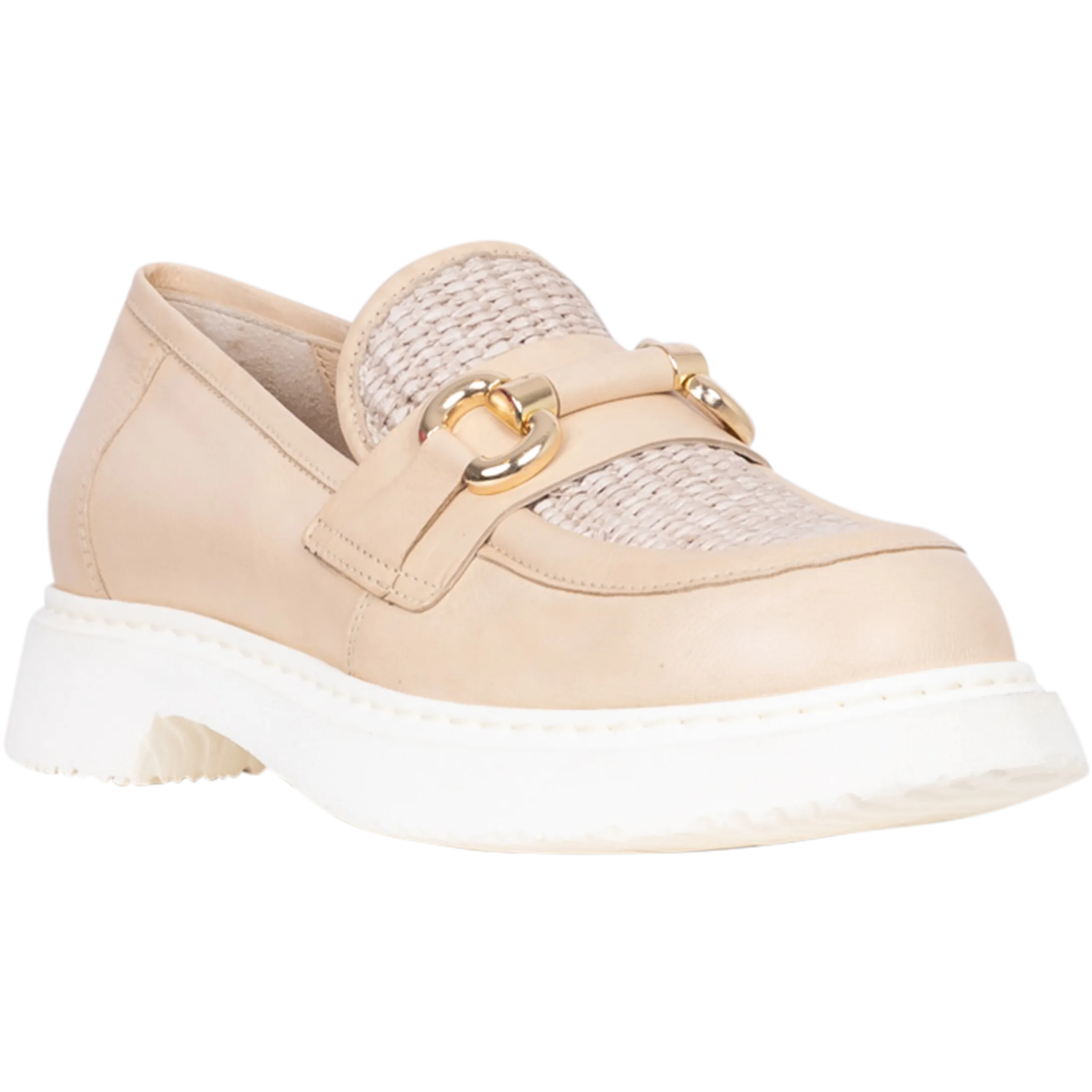 9442A Toledo Savana Rafia - Corda/Gold Panna