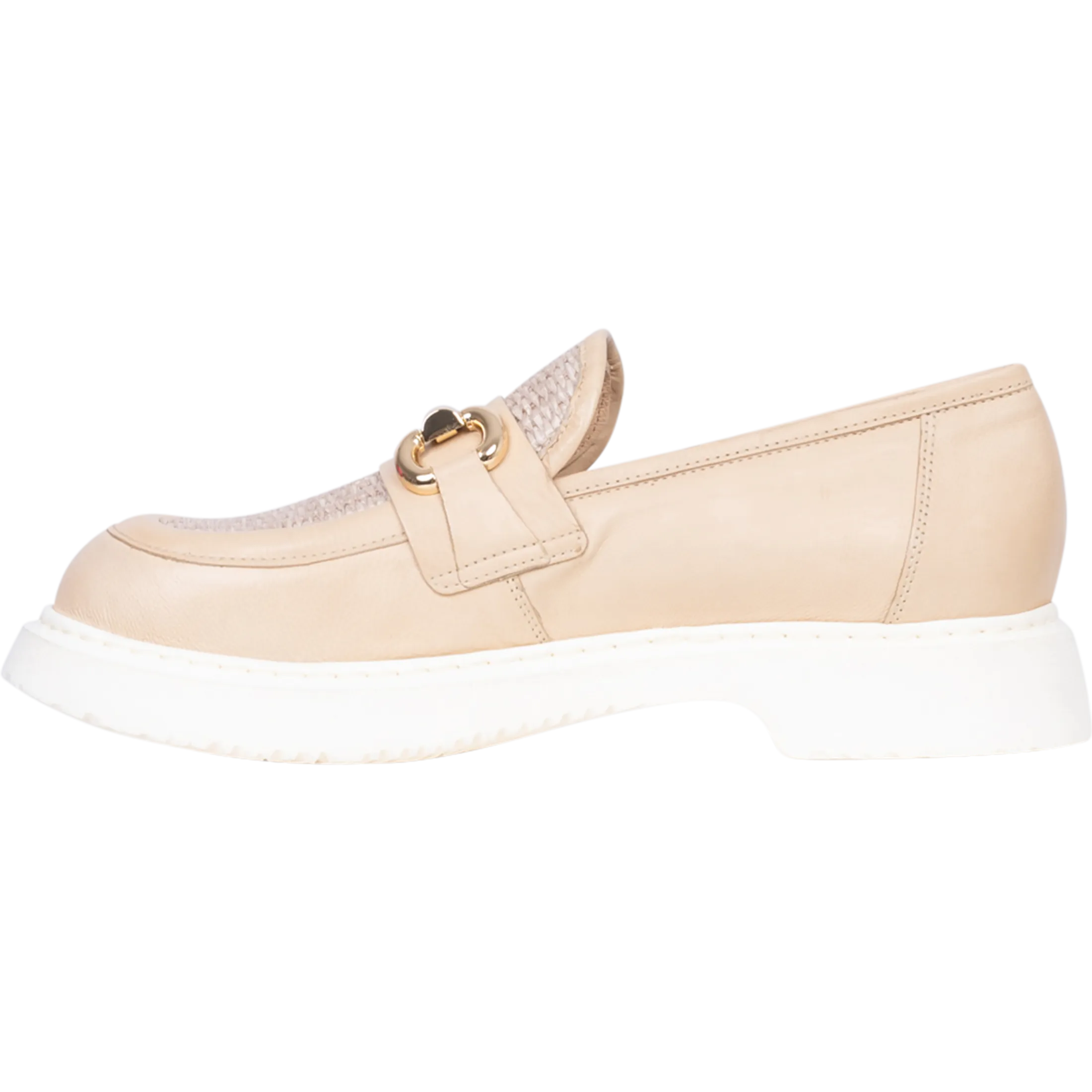 9442A Toledo Savana Rafia - Corda/Gold Panna