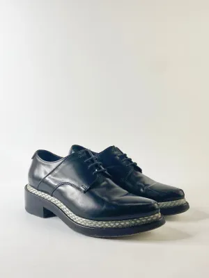 Acne Studios Black 'Lark' Leather Loafers - EU38