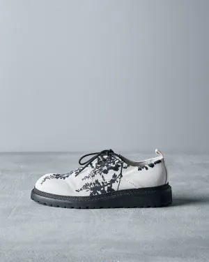 Ann Demeulemeester SS 2014 Floral canvas derby
