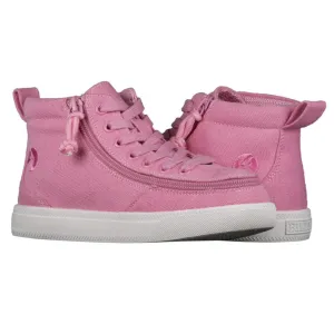 Billy Footwear (Kids) DR Fit - High Top WDR Pink Canvas Shoes CLEARANCE