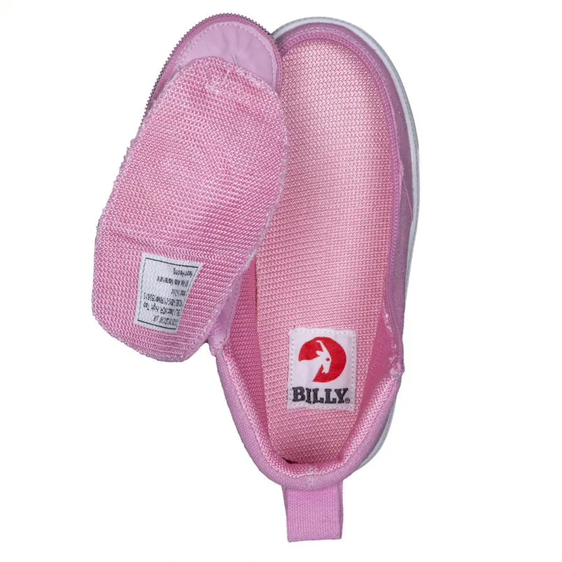 Billy Footwear (Kids) DR Fit - High Top WDR Pink Canvas Shoes CLEARANCE