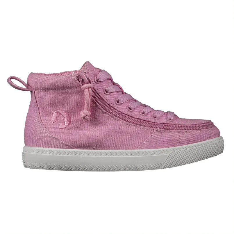 Billy Footwear (Kids) DR Fit - High Top WDR Pink Canvas Shoes CLEARANCE