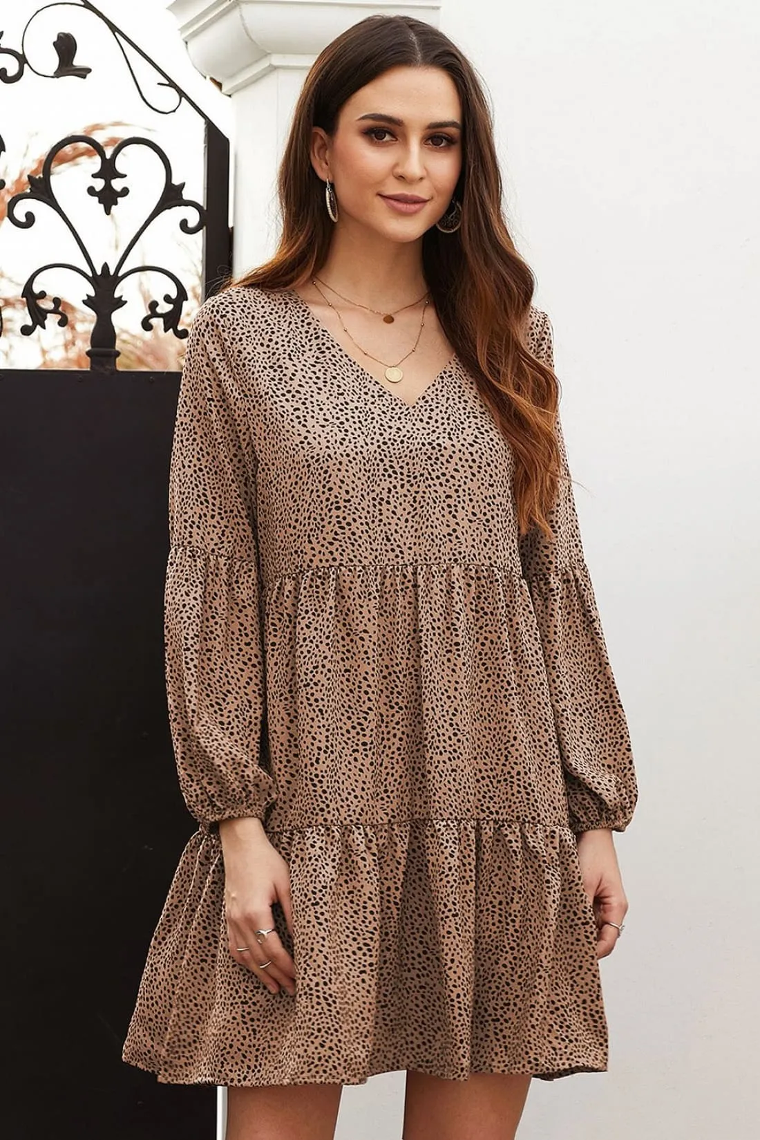 Boho Tiered Tunic Dress