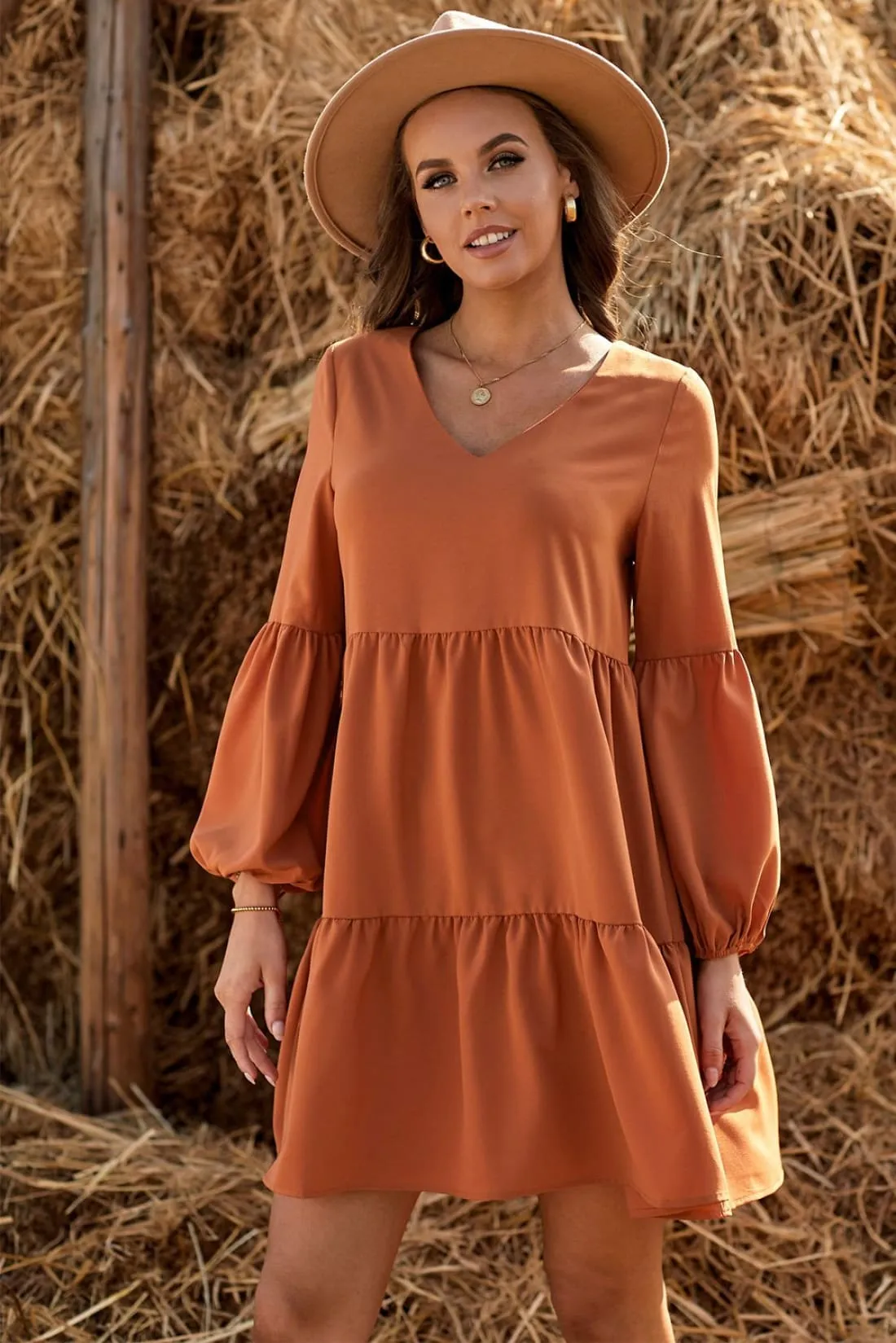 Boho Tiered Tunic Dress