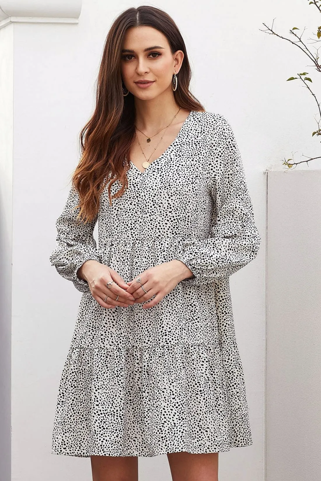 Boho Tiered Tunic Dress