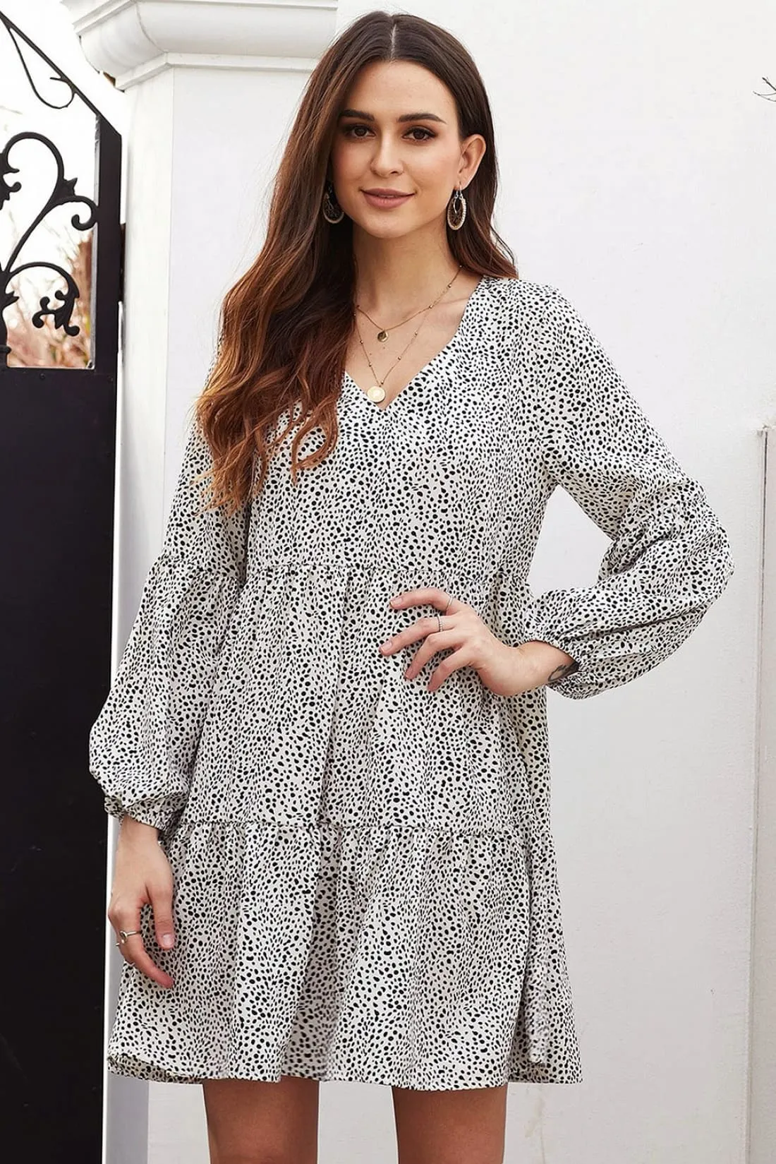 Boho Tiered Tunic Dress