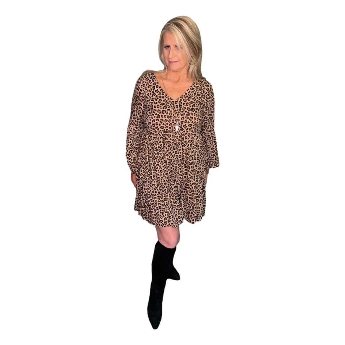 Boho Tiered Tunic Dress