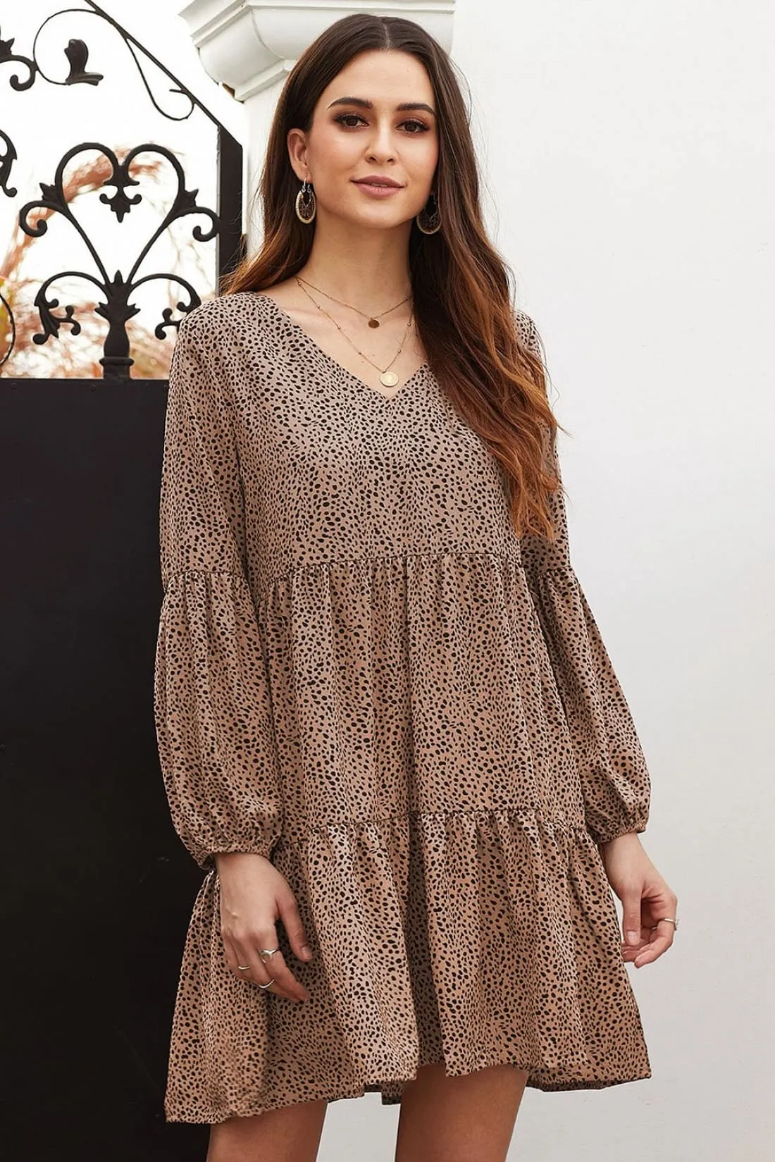 Boho Tiered Tunic Dress