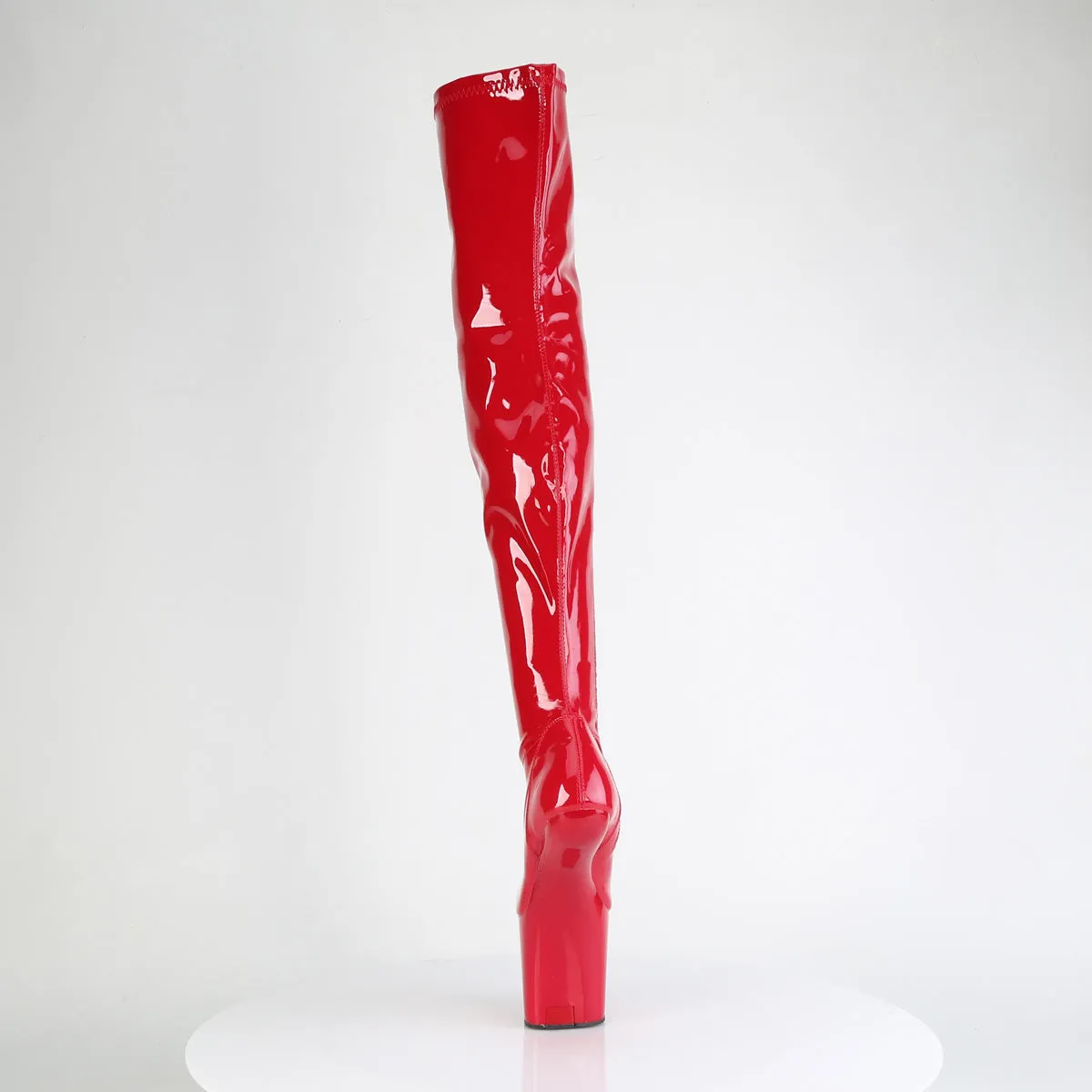 CRAZE-3000 Red Pleaser Pole Dancing Platform Boots