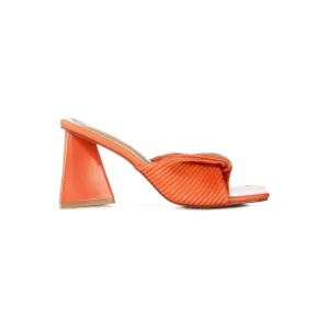 Cupid Kiss Pleated Twist Strap Sandals