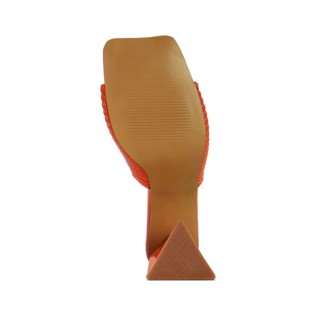 Cupid Kiss Pleated Twist Strap Sandals