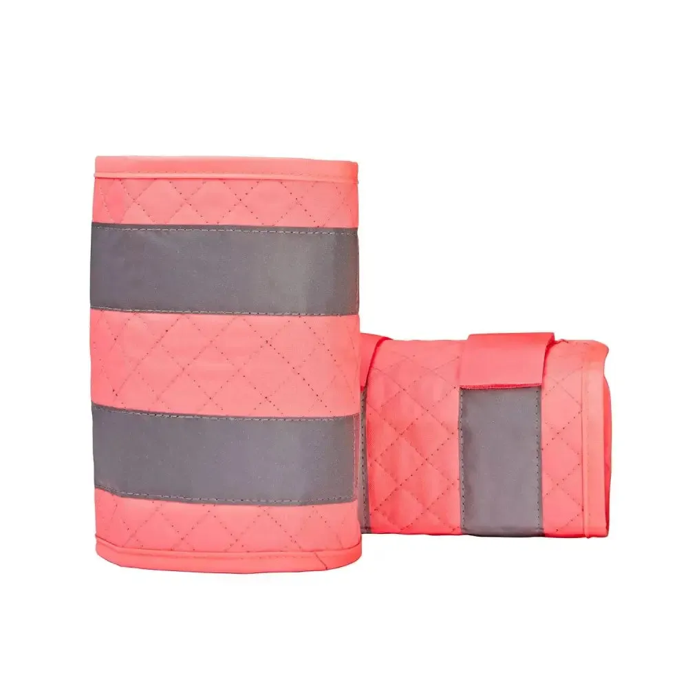 Equisafety Reflective Quilted Leg Wrap Hi Vis Horse Boots