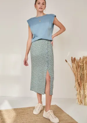 Floral Midi Skirt | Yerse