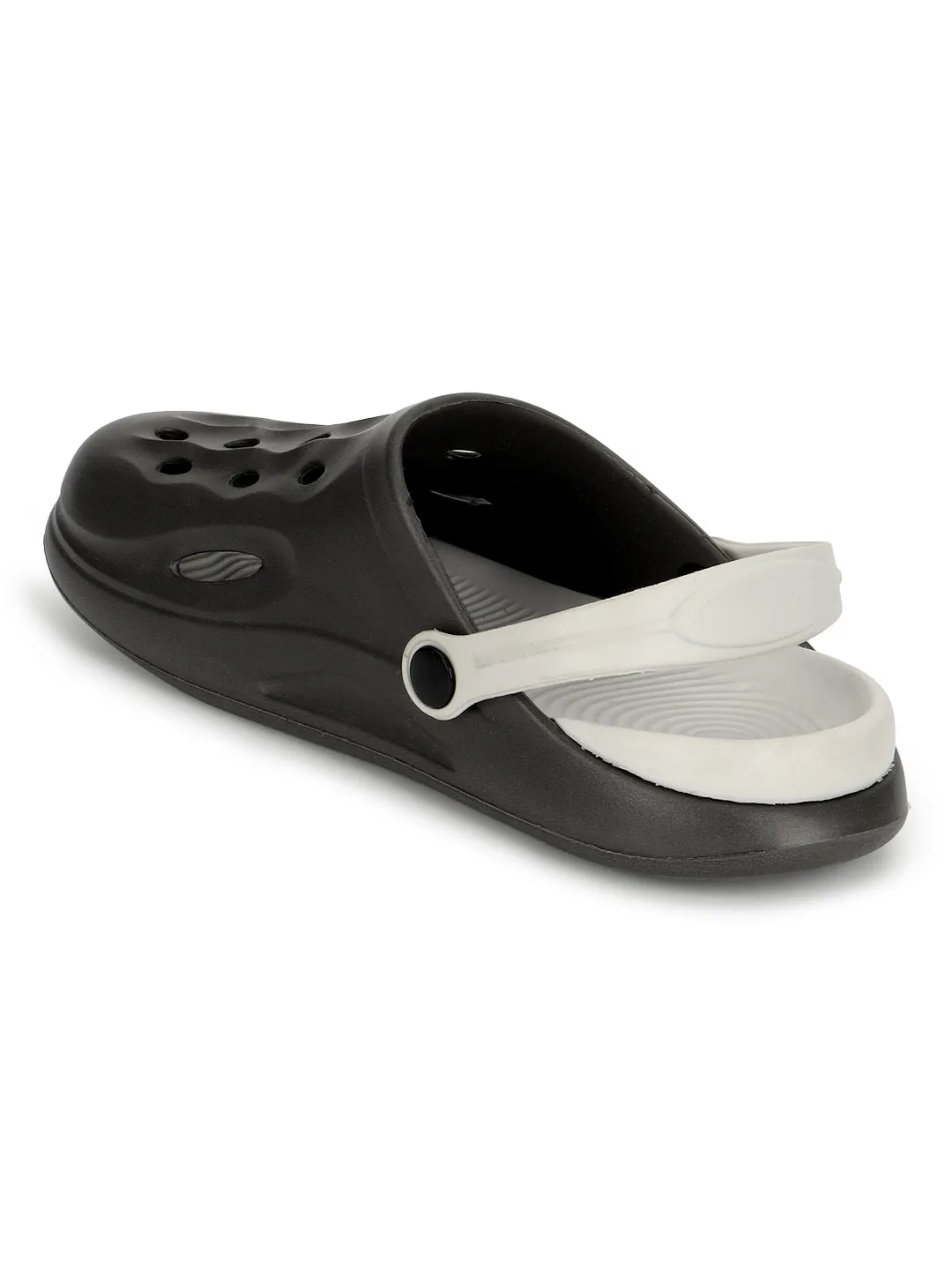 Grey Stylish Slip-On Clogs For Kids-Unisex (TC-LCLOG3-GRY)