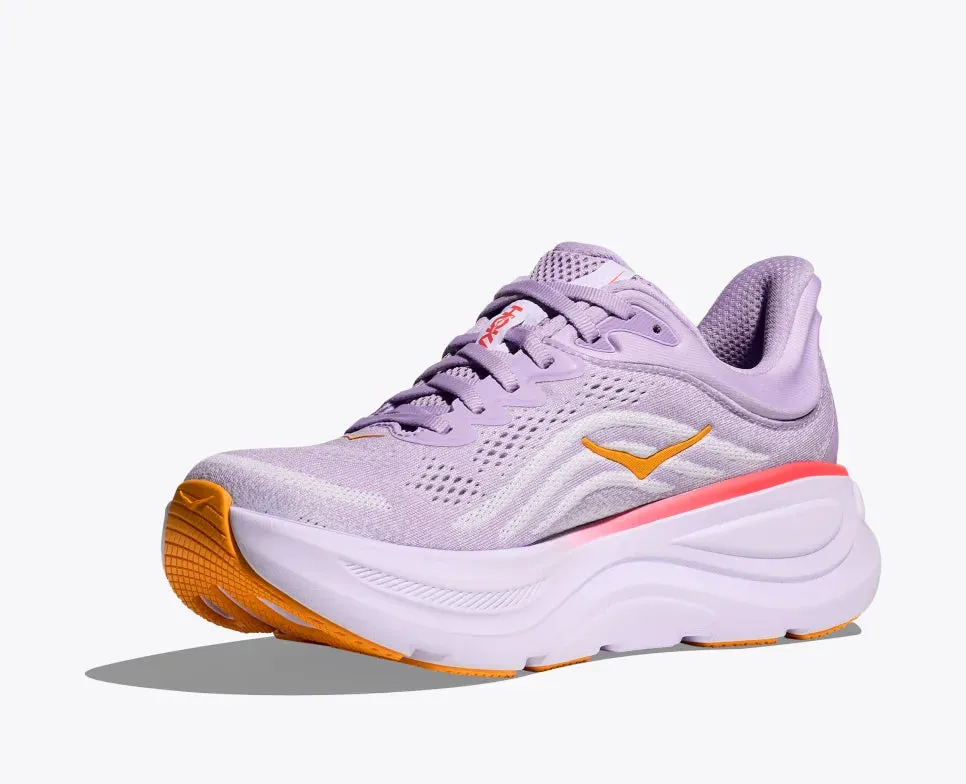 Hoka Bondi 9 Wide Running Shoe - Aster Flower / Starlight Glow