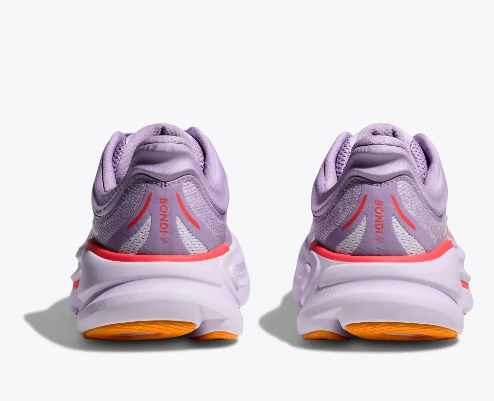 Hoka Bondi 9 Wide Running Shoe - Aster Flower / Starlight Glow