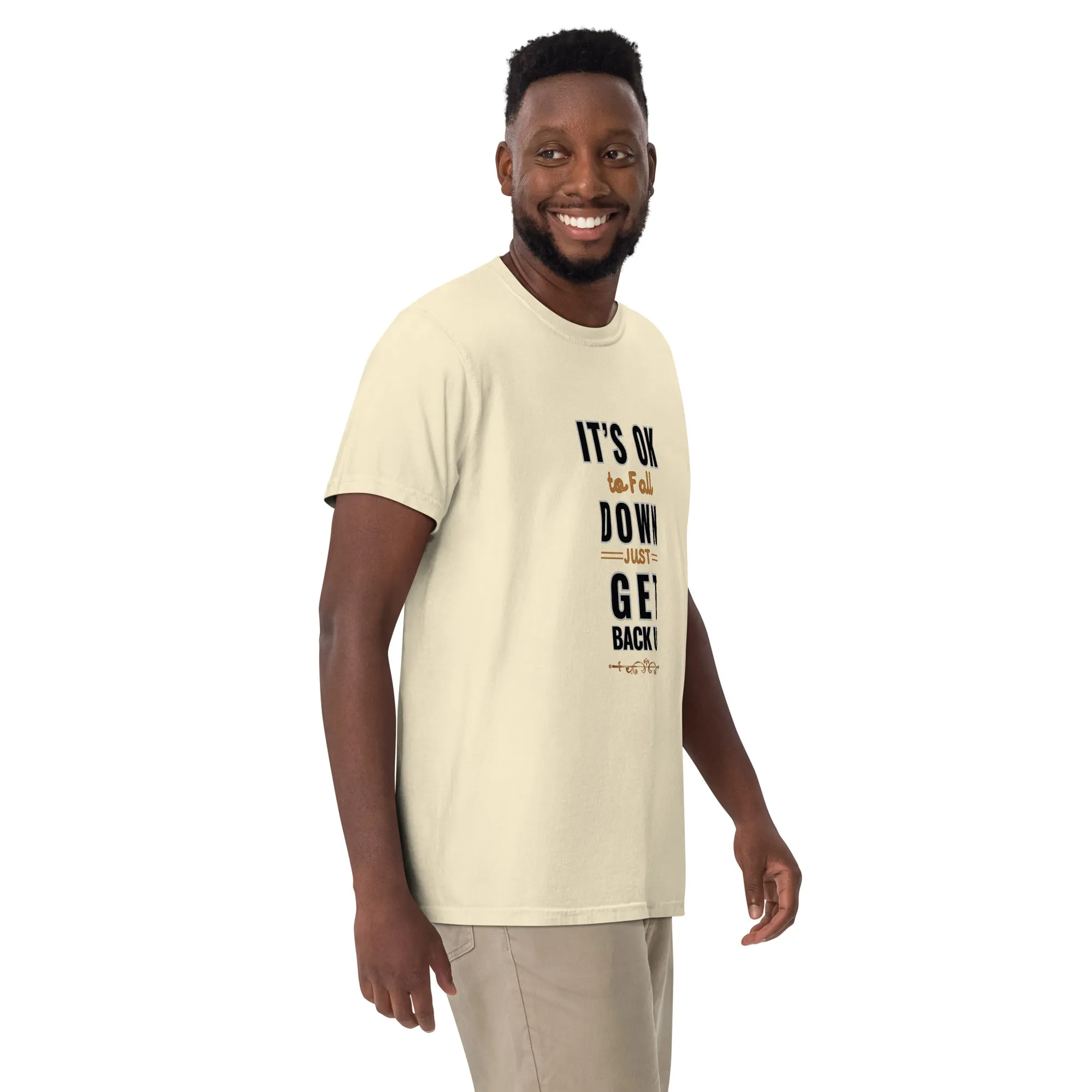 It's Ok To Fall Down Heavyweight T-shirt