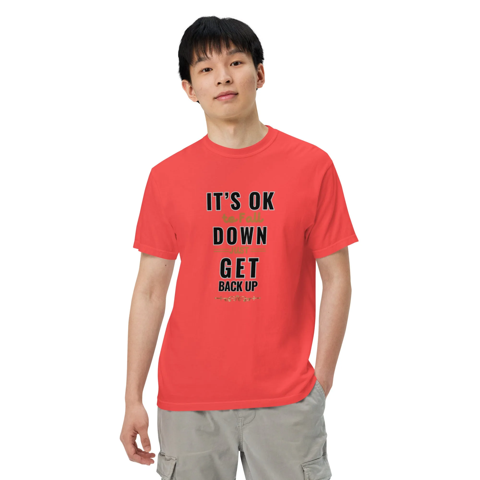 It's Ok To Fall Down Heavyweight T-shirt