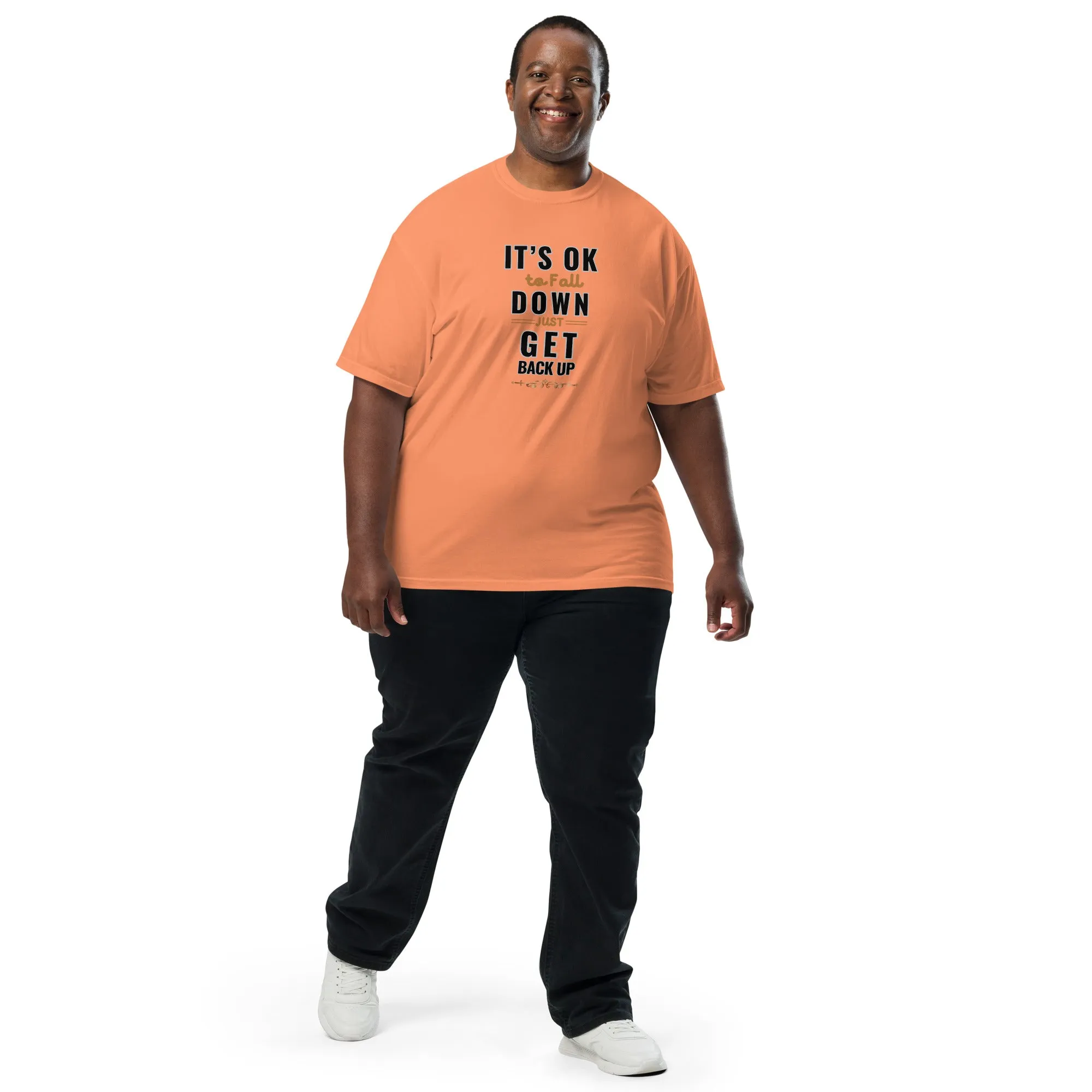 It's Ok To Fall Down Heavyweight T-shirt
