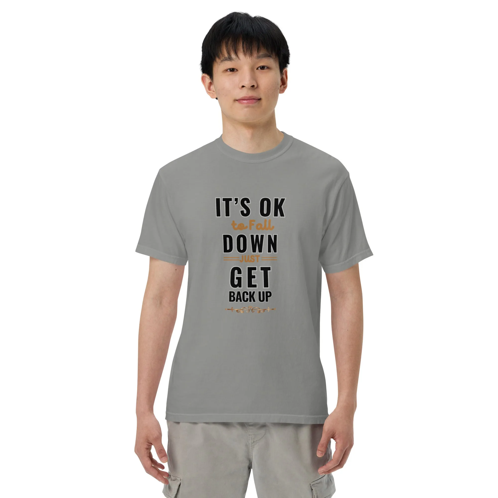 It's Ok To Fall Down Heavyweight T-shirt