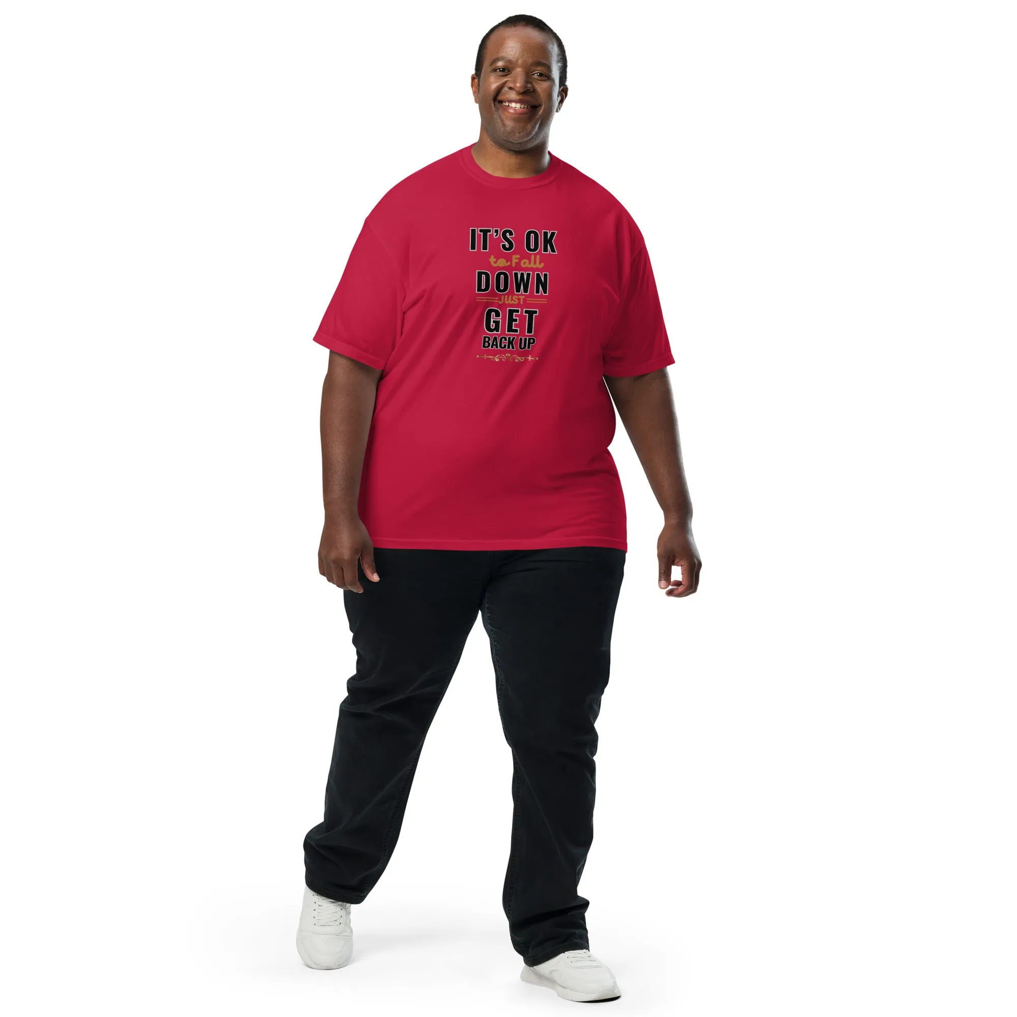 It's Ok To Fall Down Heavyweight T-shirt