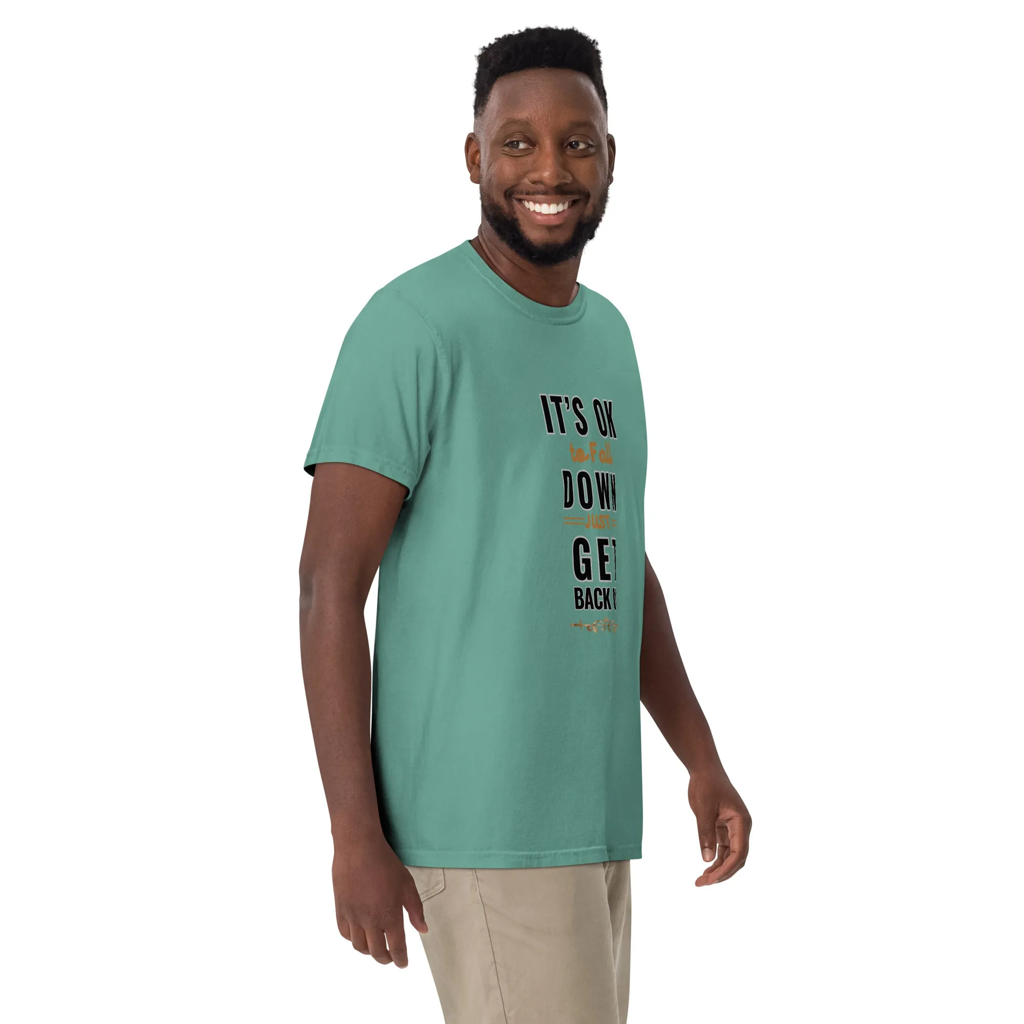 It's Ok To Fall Down Heavyweight T-shirt