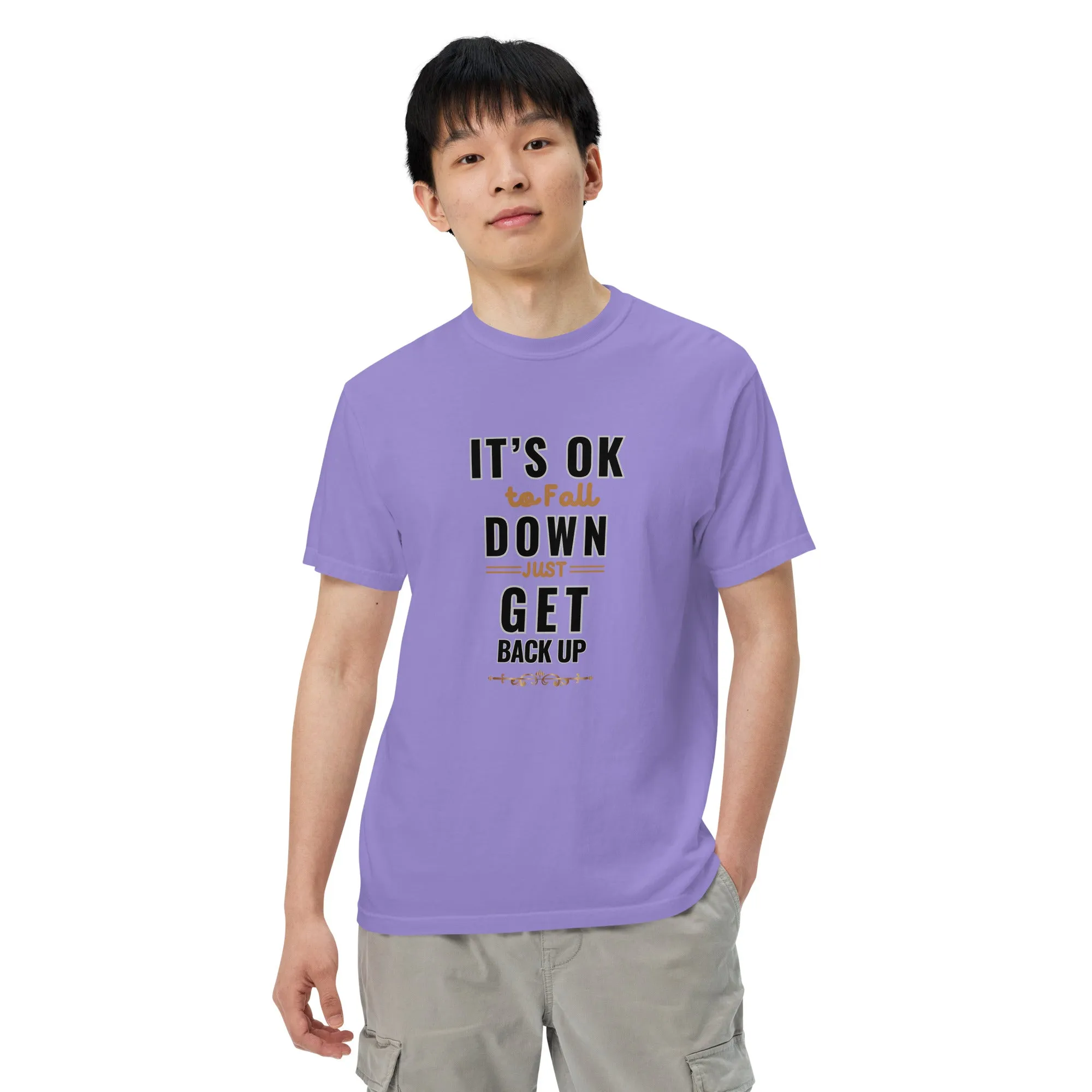 It's Ok To Fall Down Heavyweight T-shirt