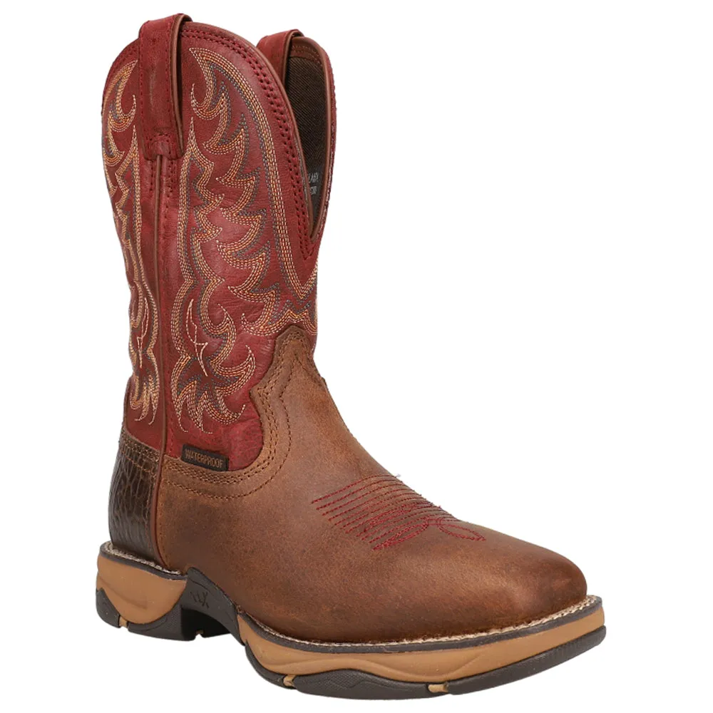 Josey 10 inch Embroidered Waterproof Composite Toe Work Boots