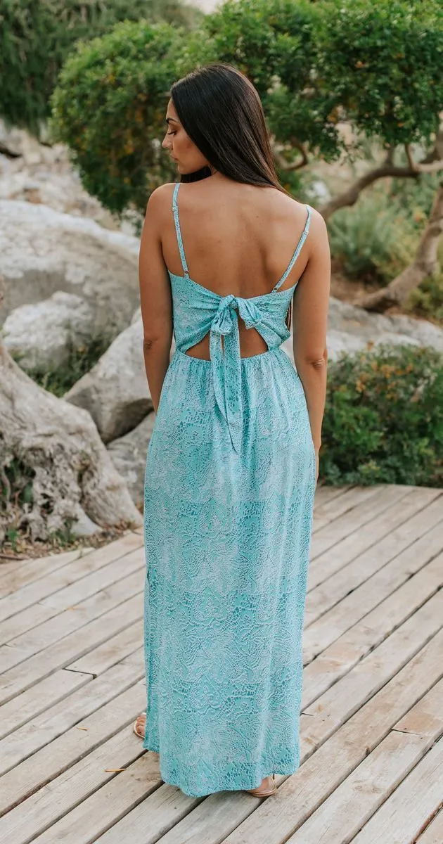 Marie Long Dress Dots