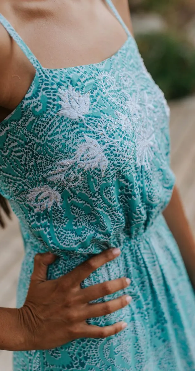 Marie Long Dress Dots