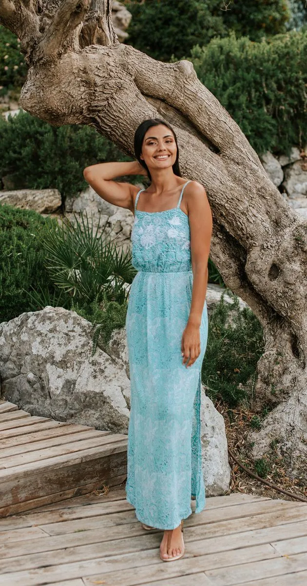 Marie Long Dress Dots
