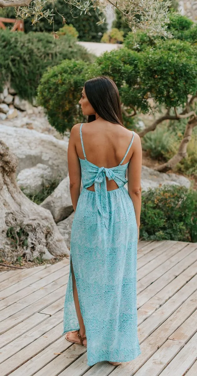 Marie Long Dress Dots