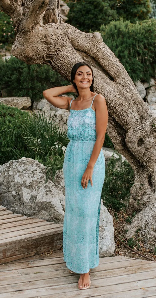 Marie Long Dress Dots