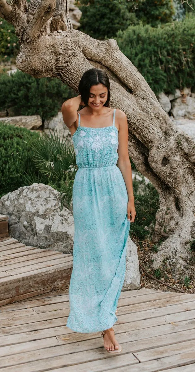 Marie Long Dress Dots