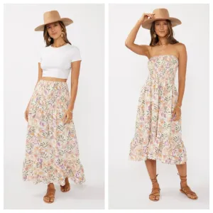Maui Dreams Convertible Floral Skirt