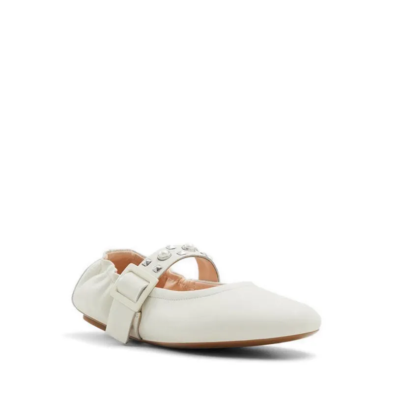 Milenia Women's Ballerinas & Mary Janes - White/Bone