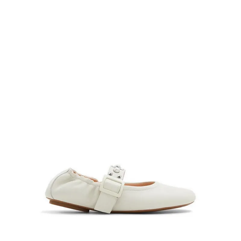 Milenia Women's Ballerinas & Mary Janes - White/Bone