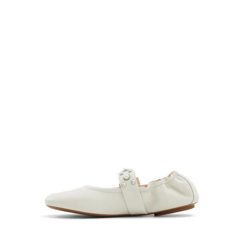 Milenia Women's Ballerinas & Mary Janes - White/Bone