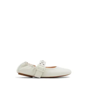 Milenia Women's Ballerinas & Mary Janes - White/Bone