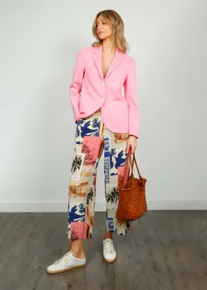 MM Karman Printed Trouser in Sand