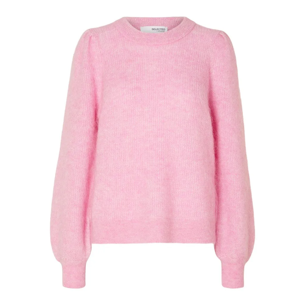 Mola Mia Ls Knit O-Neck - Moonlite Mauve