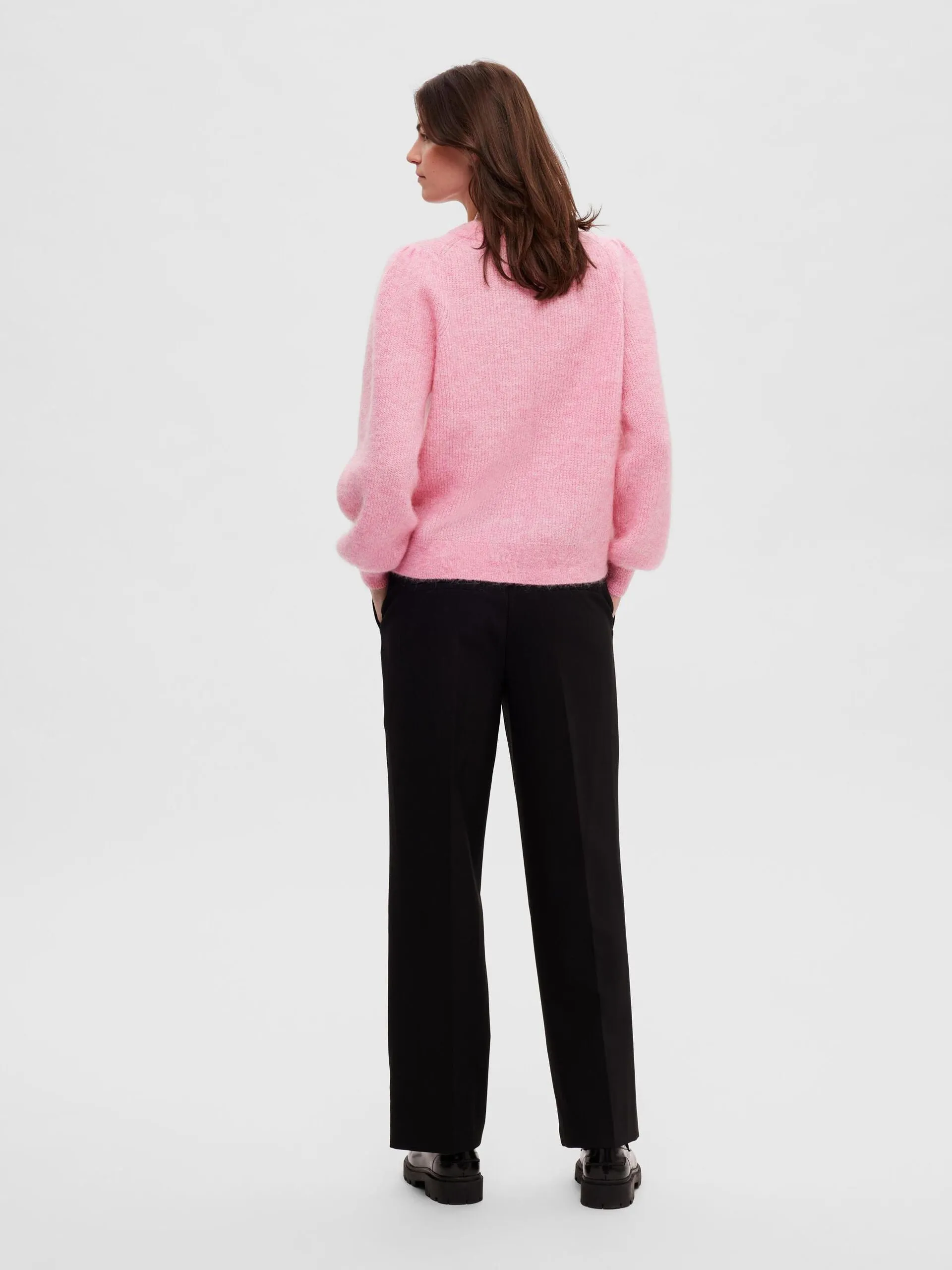 Mola Mia Ls Knit O-Neck - Moonlite Mauve