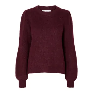 Mola Mia Ls Knit O-Neck - Windsor Wine