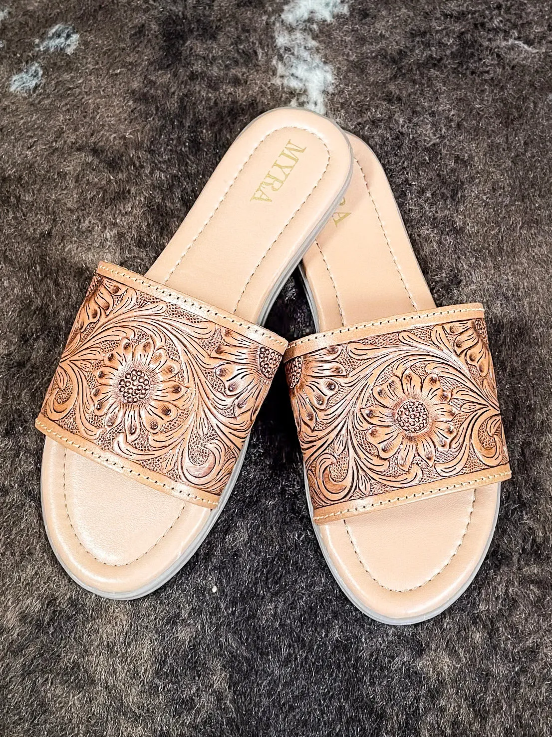 Myra Bag - Xena Hand Tooled Sandals