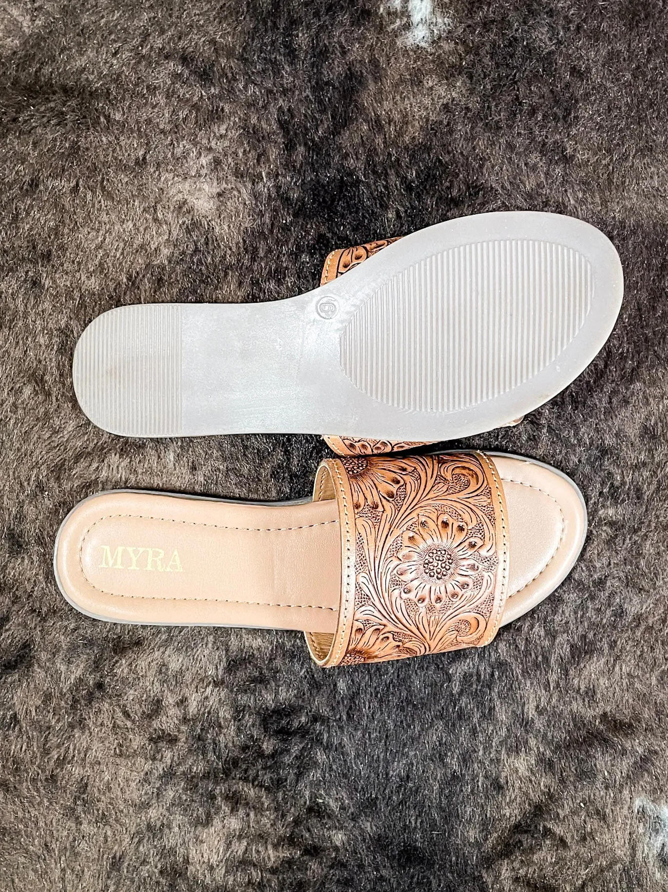 Myra Bag - Xena Hand Tooled Sandals