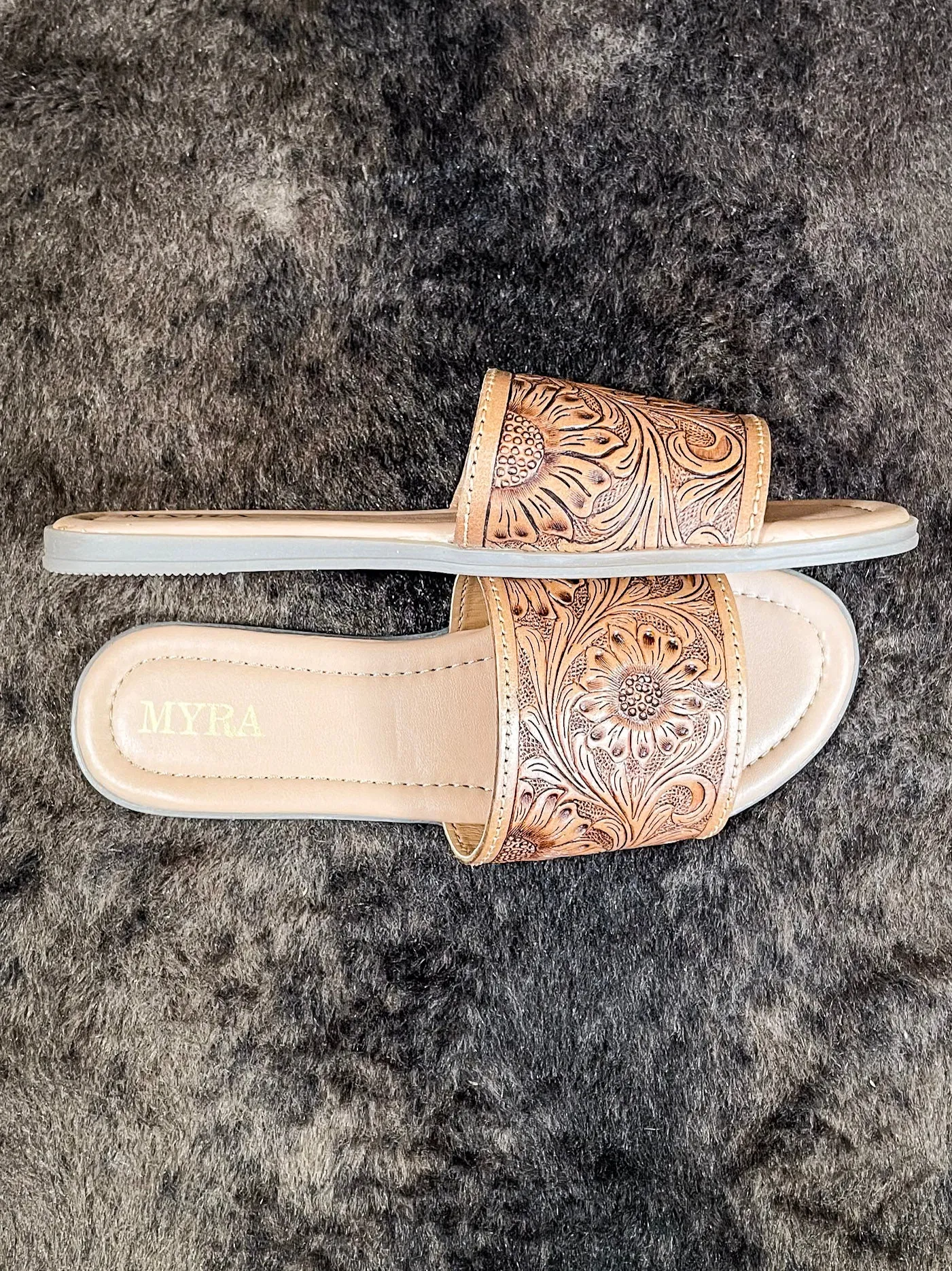 Myra Bag - Xena Hand Tooled Sandals