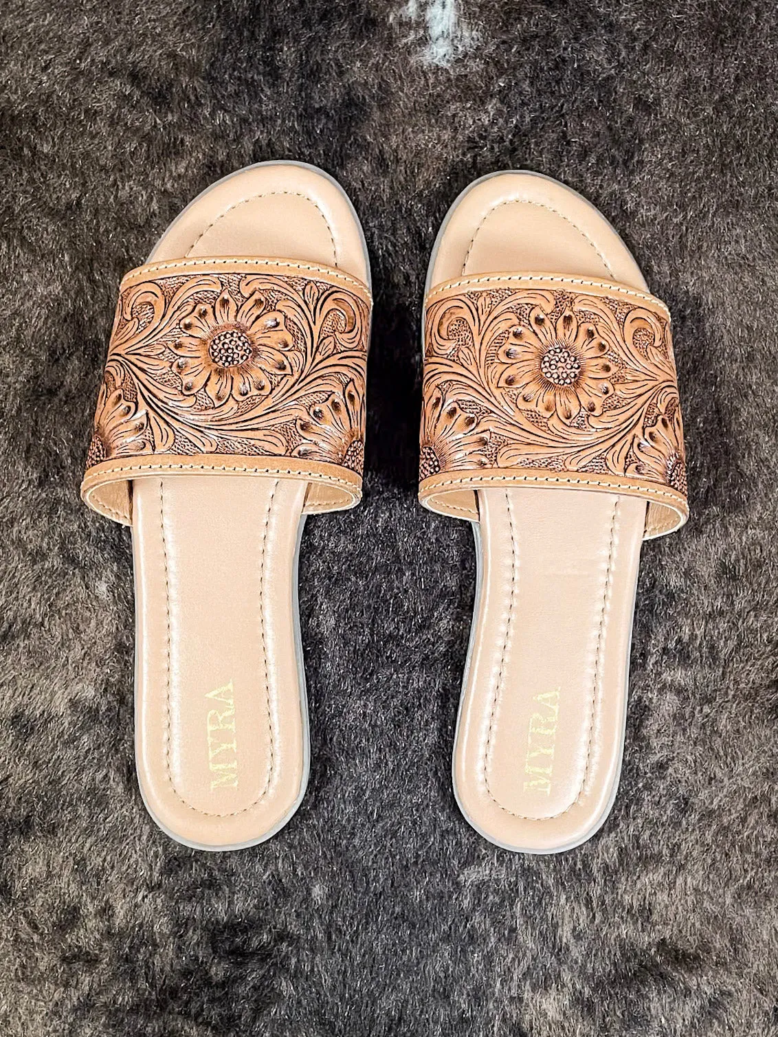 Myra Bag - Xena Hand Tooled Sandals
