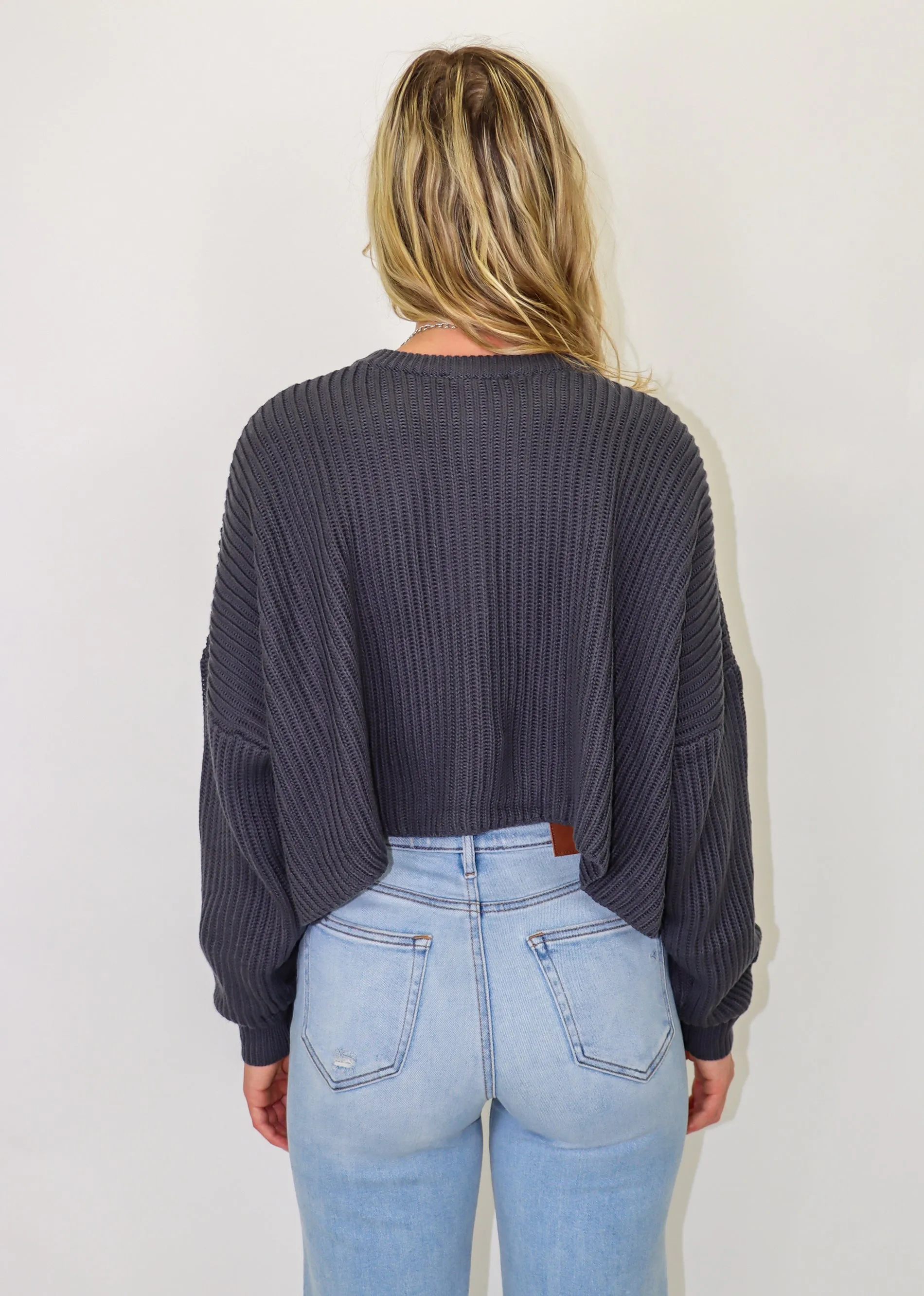 No Secret Sweater ★ Slate Grey