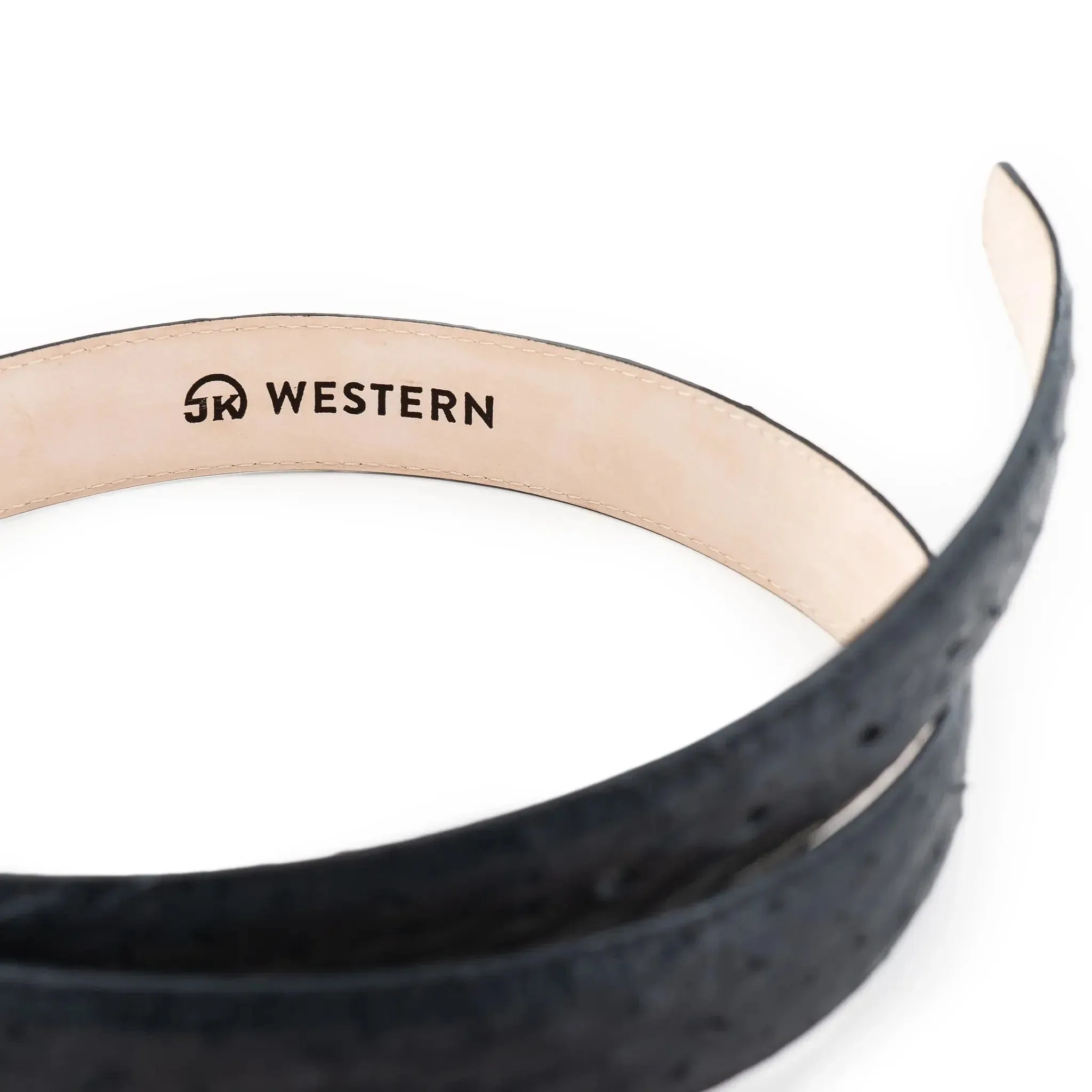 Ostrich Belt - Midnight